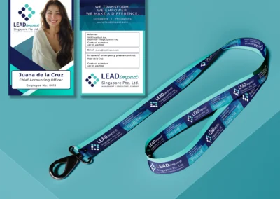 Corporate ID & Lanyard Design for LEADimpact Asia Branding Kit Corporate ID & Lanyard Design for LEADimpact Asia Branding Kit